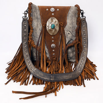 American Darling Cross Body Hair On Full Grain Genuine Western Leather Women Bag | Handbag Purse for Cute